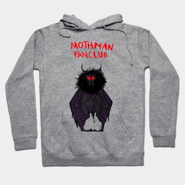 Moth-man Fan Club Hoodie by SiobhanAislinn